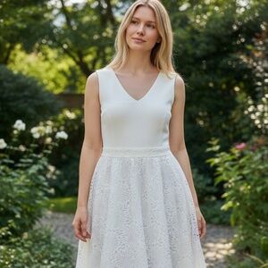 Ted Baker ANNIKAA Knit Bodice Dress NWOT